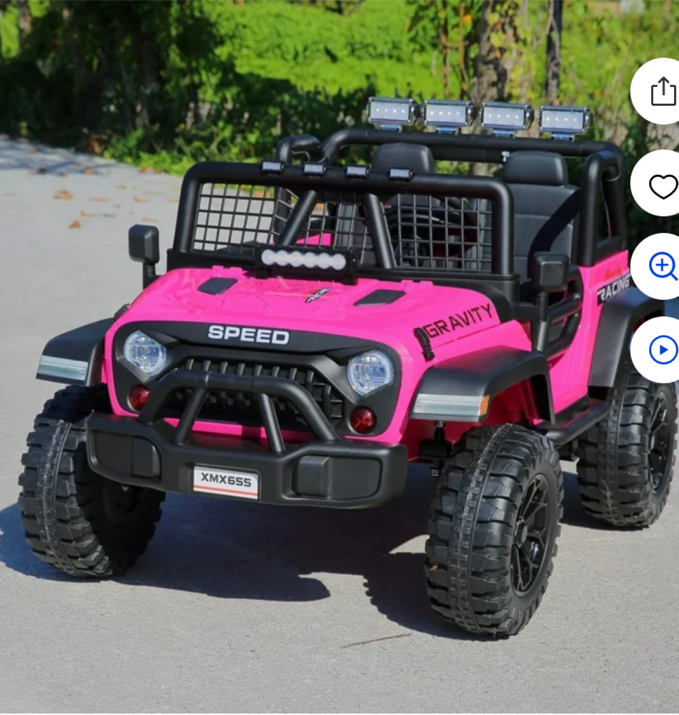 Pink XMX655 Ride On Car