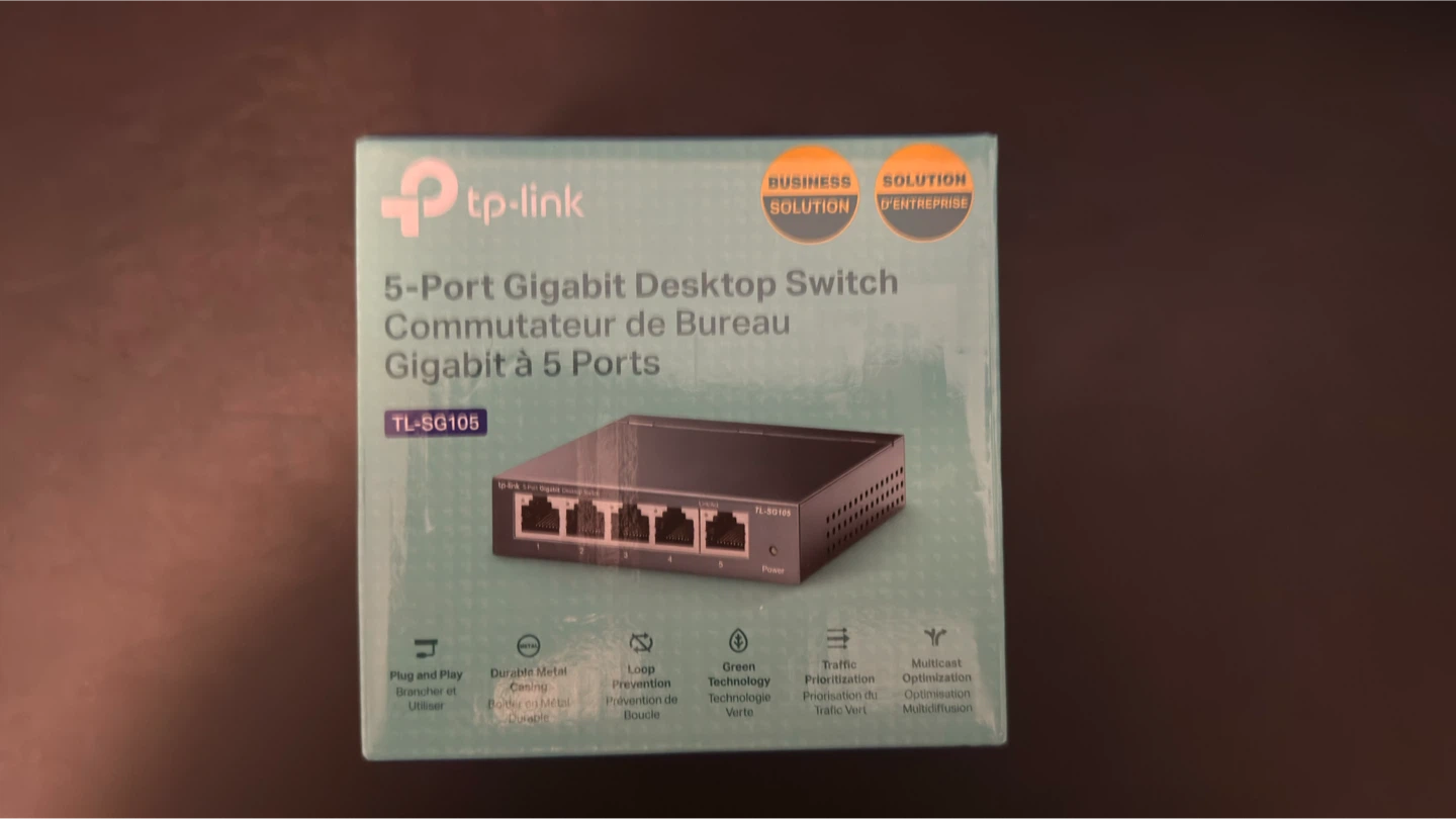 TP-Link 5-Port Gigabit Desktop Switch TL-SG105