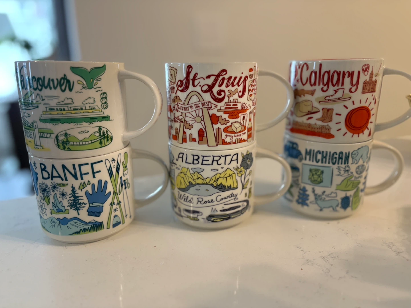 * Unused * Starbucks City Souvenir Mugs