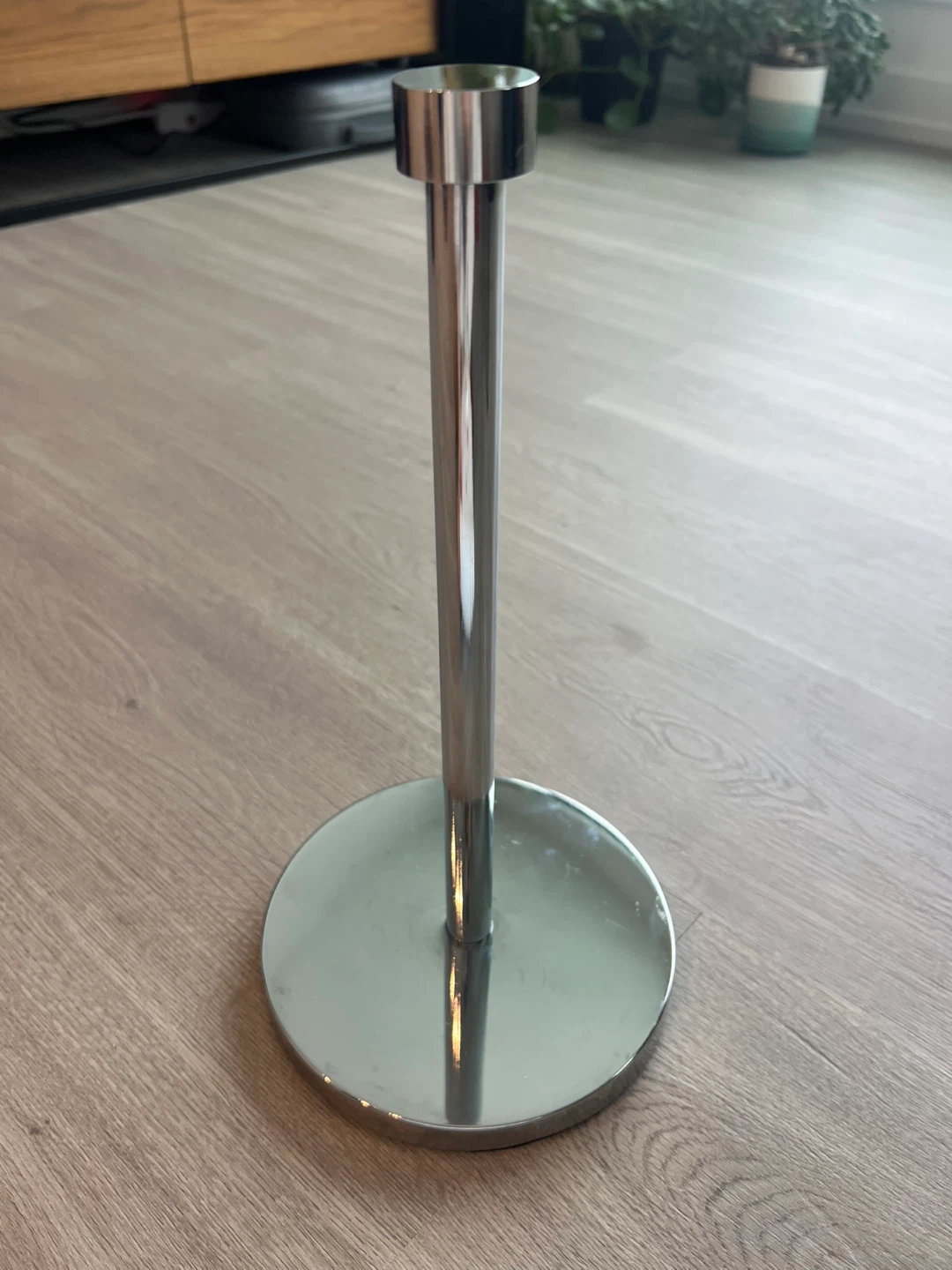 Silver Kitchen Towel Holder