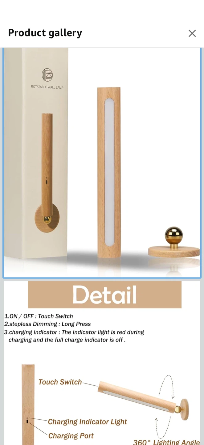 Rotatable Wall Lamp - 360 Degree Lighting