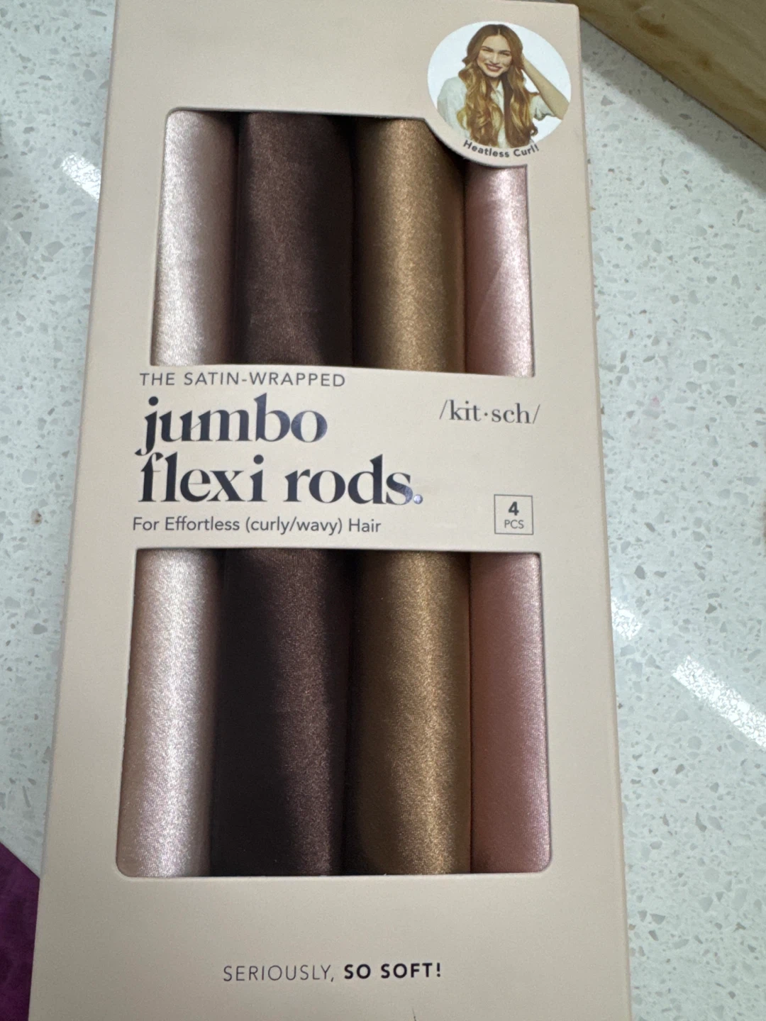 Kitsch Jumbo Flexi Rods - For Effortless Curls