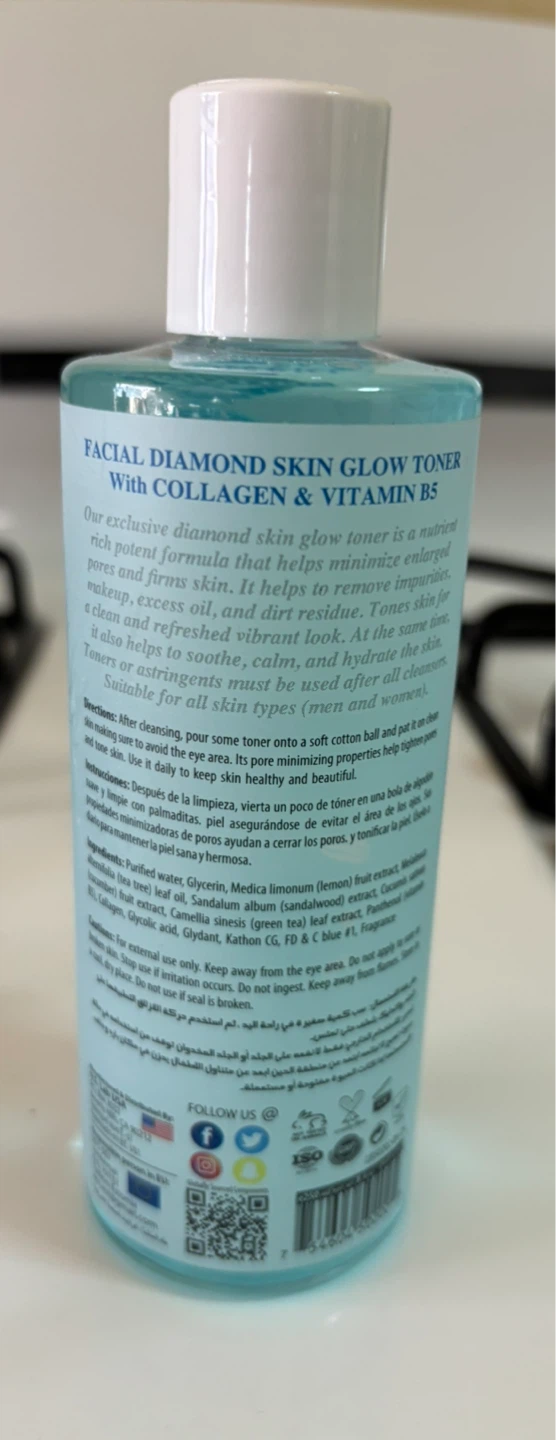Brand New-Hollywood Style Diamond Skin Glow Toner - photo 2