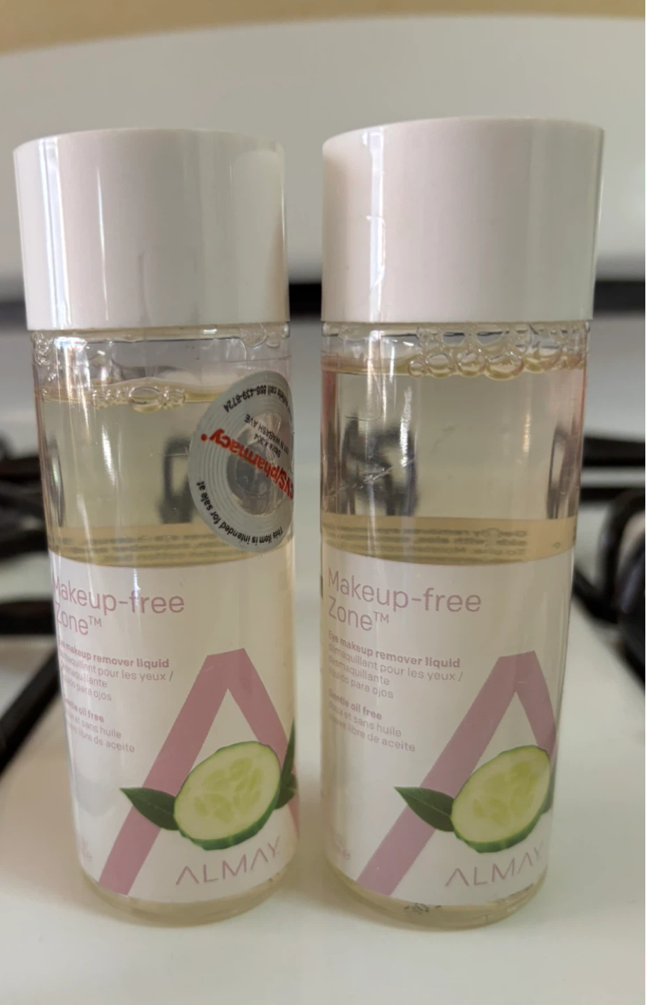New Lot of 2- New Almay Makeup-Free Zone Eye Makeup Remover