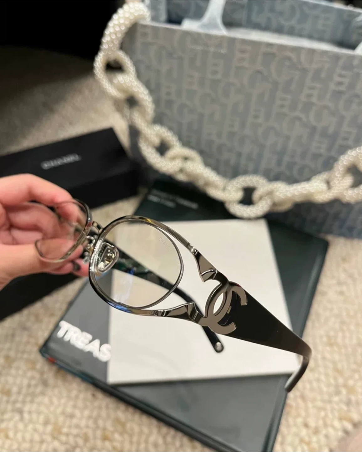 Chanel Eyeglasses 4224 C.125 Size 56-16-130 - photo 3