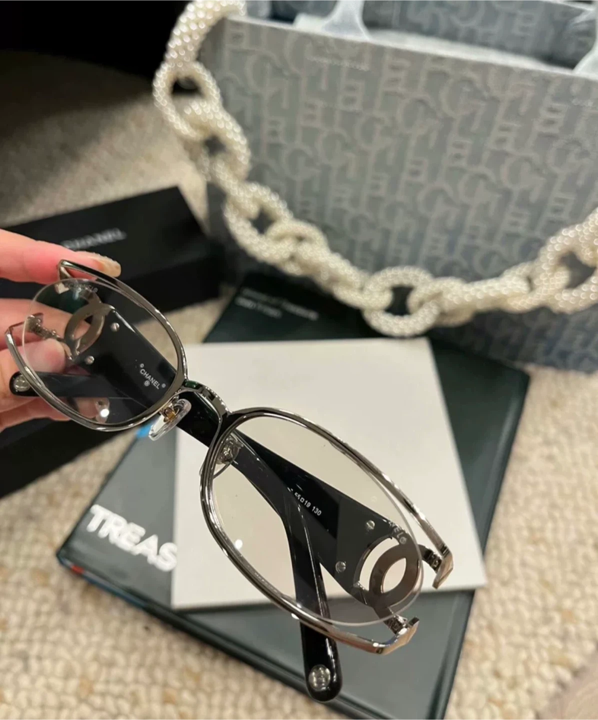Chanel Eyeglasses 4224 C.125 Size 56-16-130 - photo 4