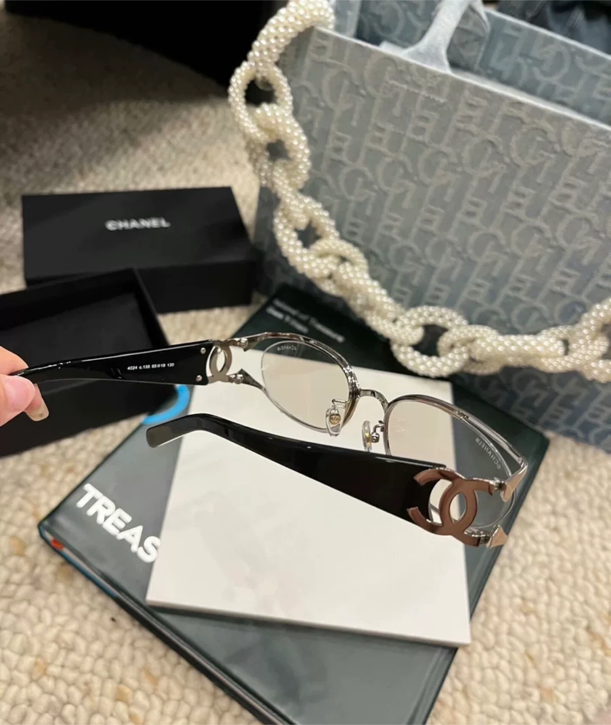 Chanel Eyeglasses 4224 C.125 Size 56-16-130 - photo 5