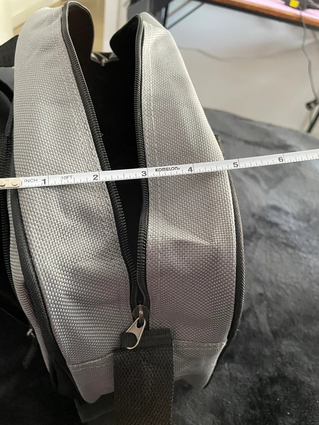US Traveler Tote Bag ( Grey w/ Black Trim - photo 5