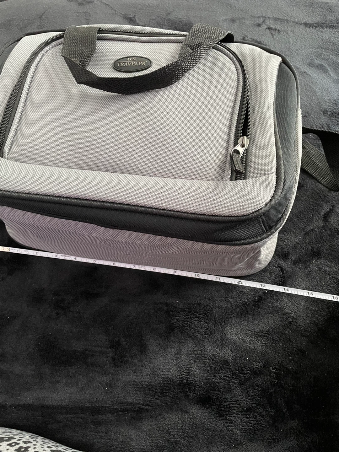 US Traveler Tote Bag ( Grey w/ Black Trim - photo 3