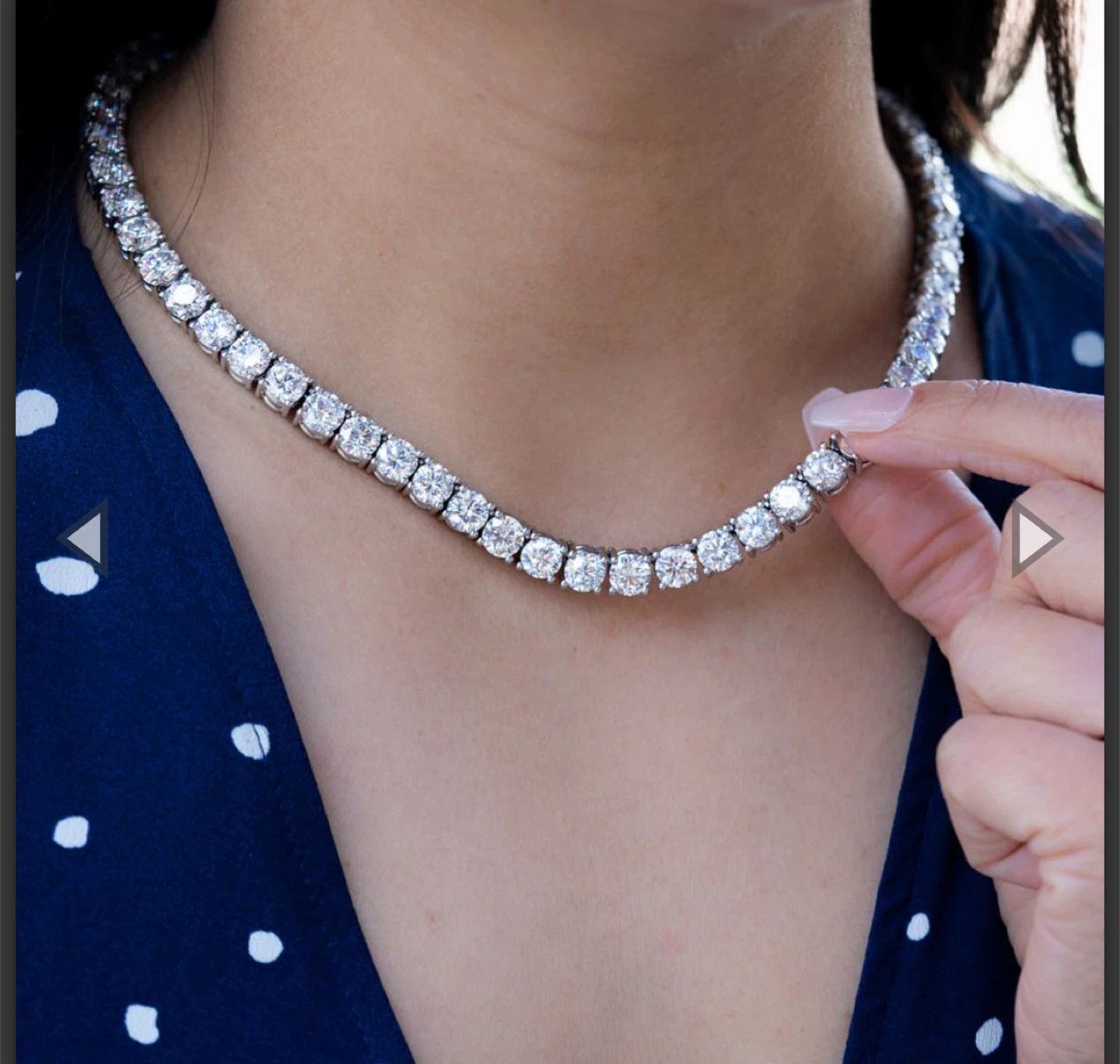 Tennis Necklace and Bracelet Set - photo 2