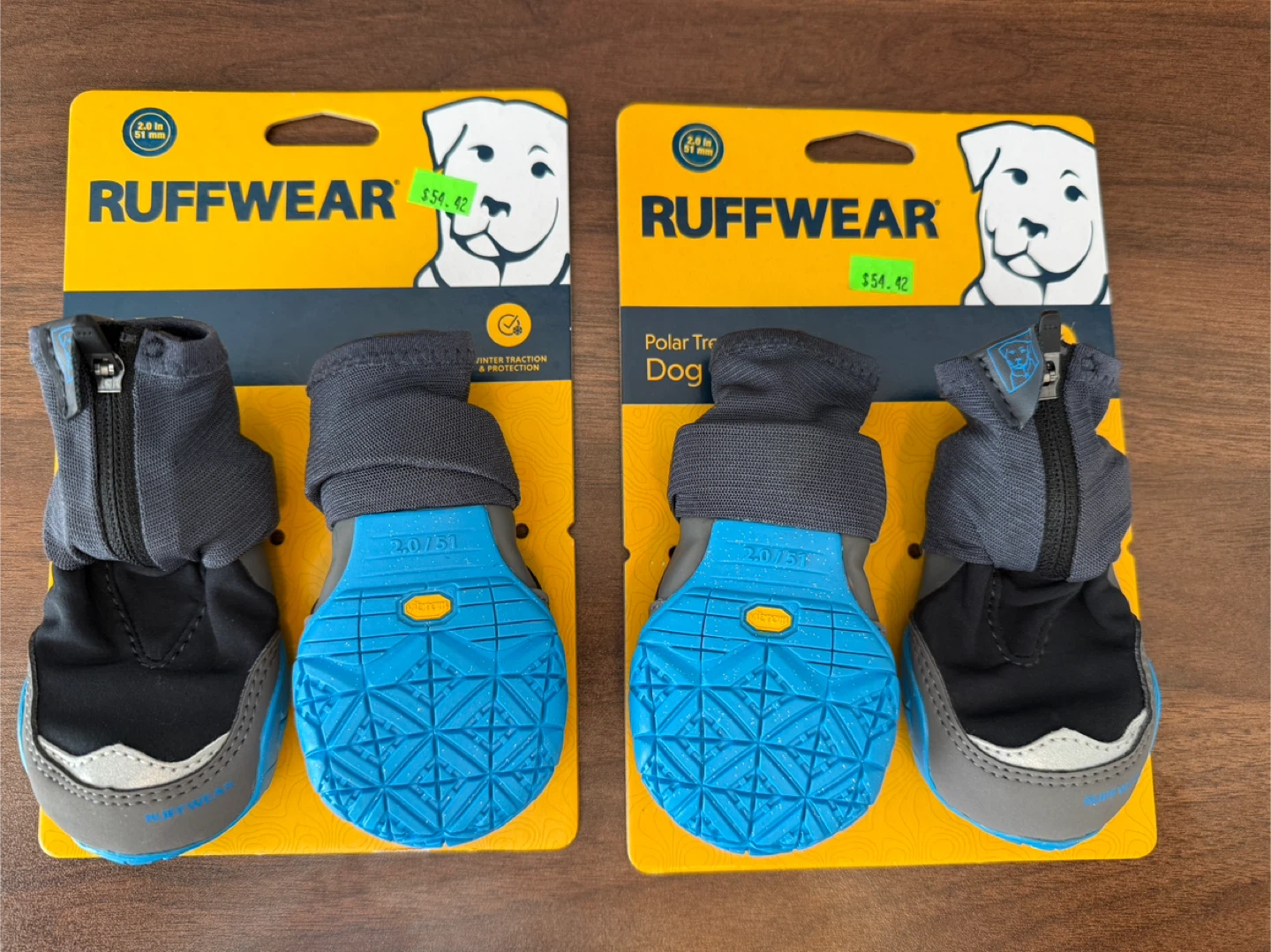 New Polar Trex Dog Boots (2” paw width)