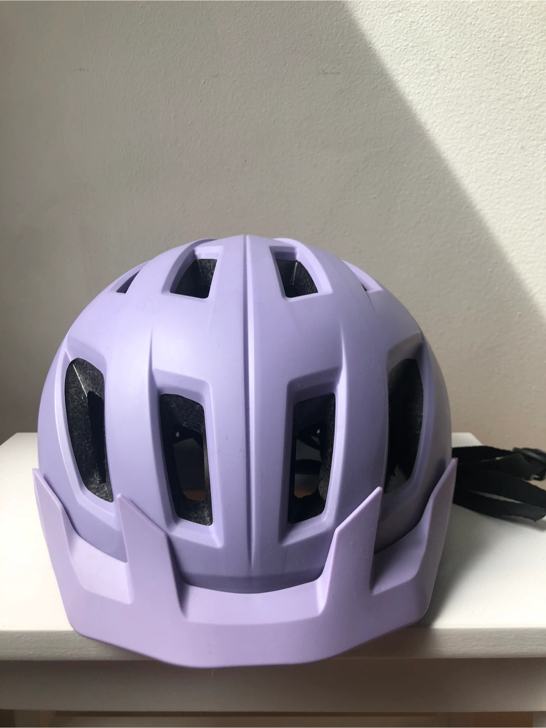 Purple Bike Helmet