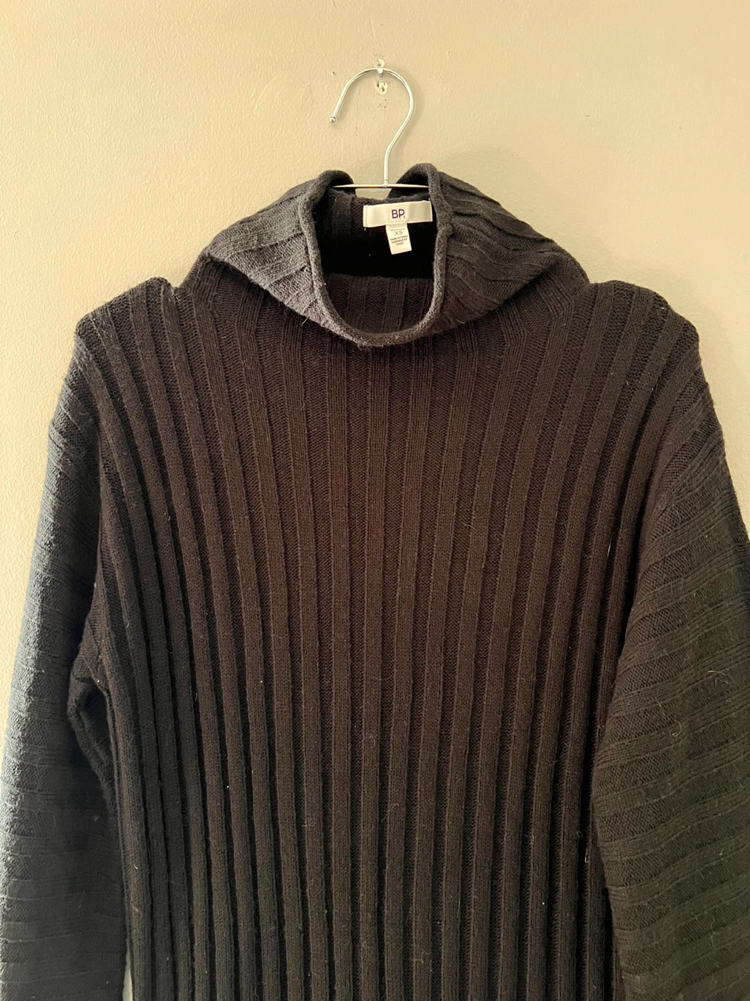 BP. Black Knit Turtleneck Dress - XS - photo 4