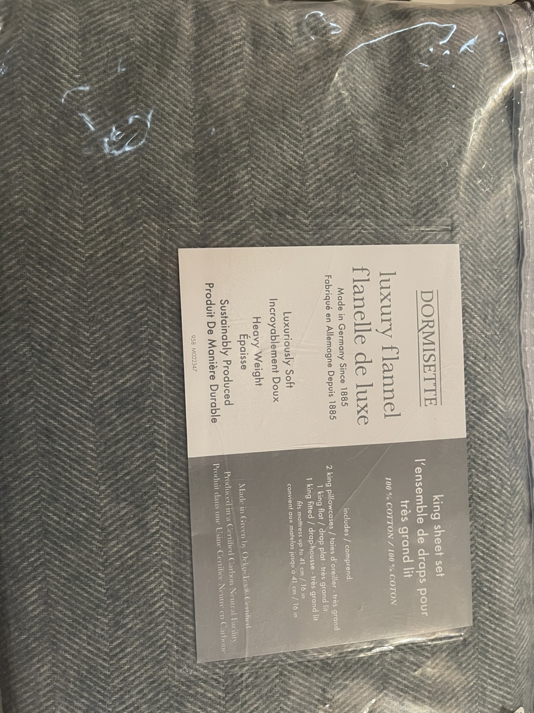 Dormisette Luxury Flannel King Sheet Set