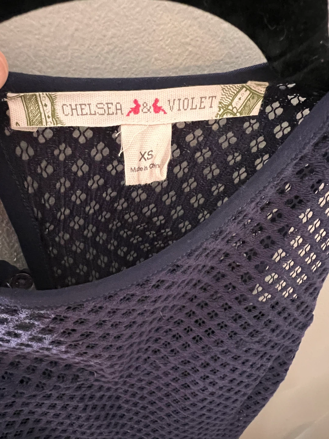 Chelsea & Violet Navy Blue Dress - Size XS - photo 3