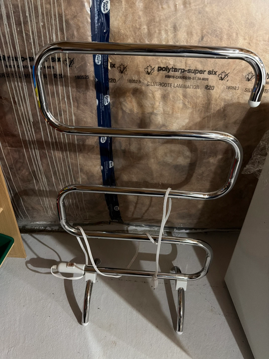 Heated Towel Rack - Chrome Finish