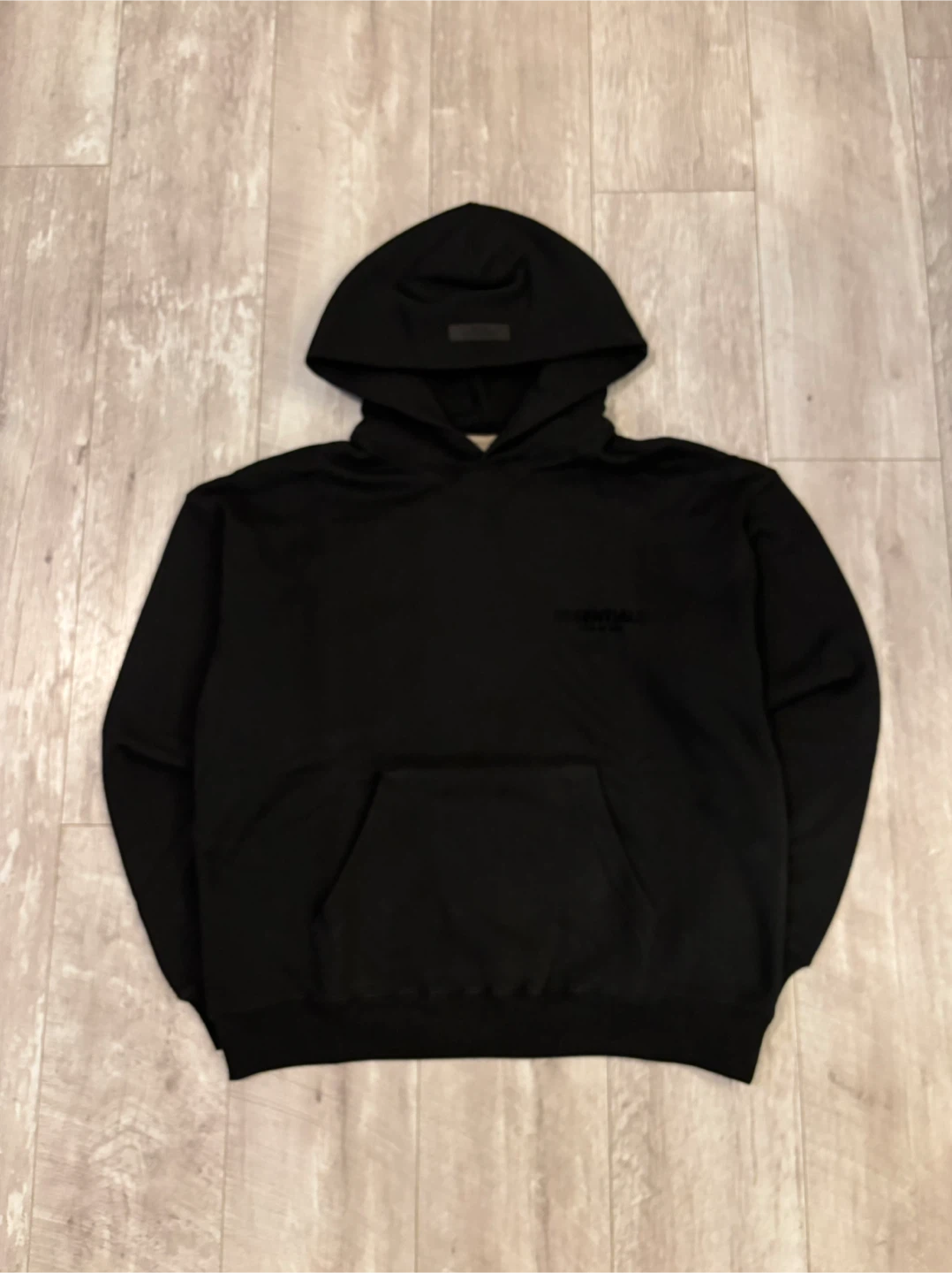 Essentials Fear of God Black Hoodie