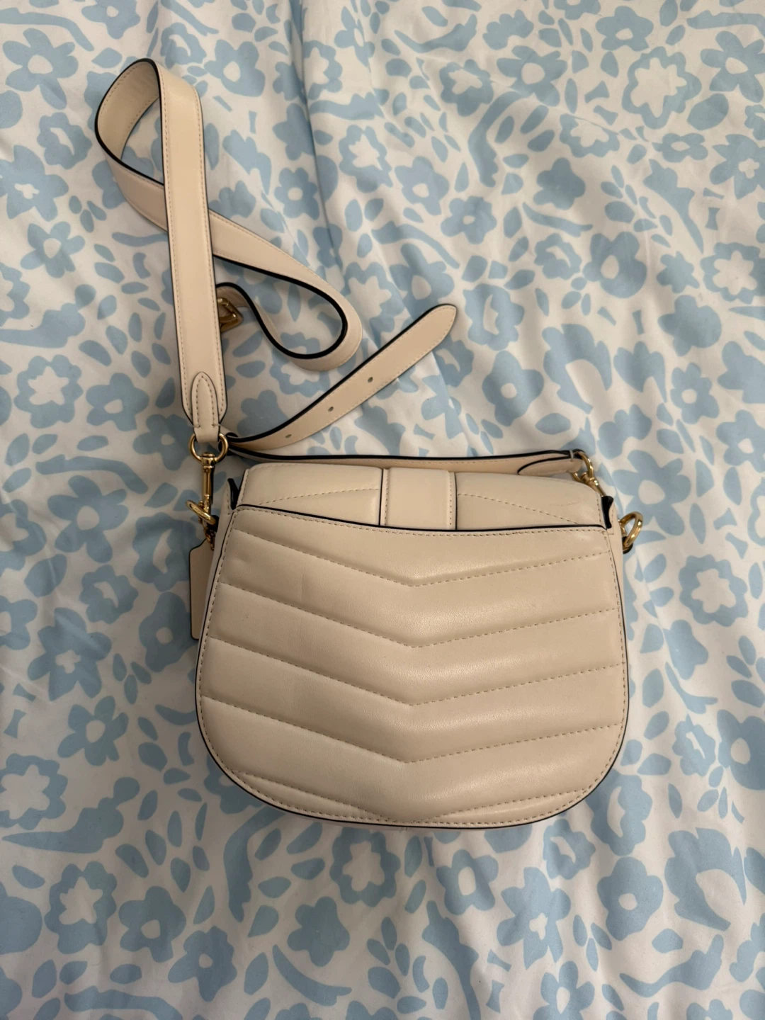 Coach Cream Leather Shoulder Bag - photo 4
