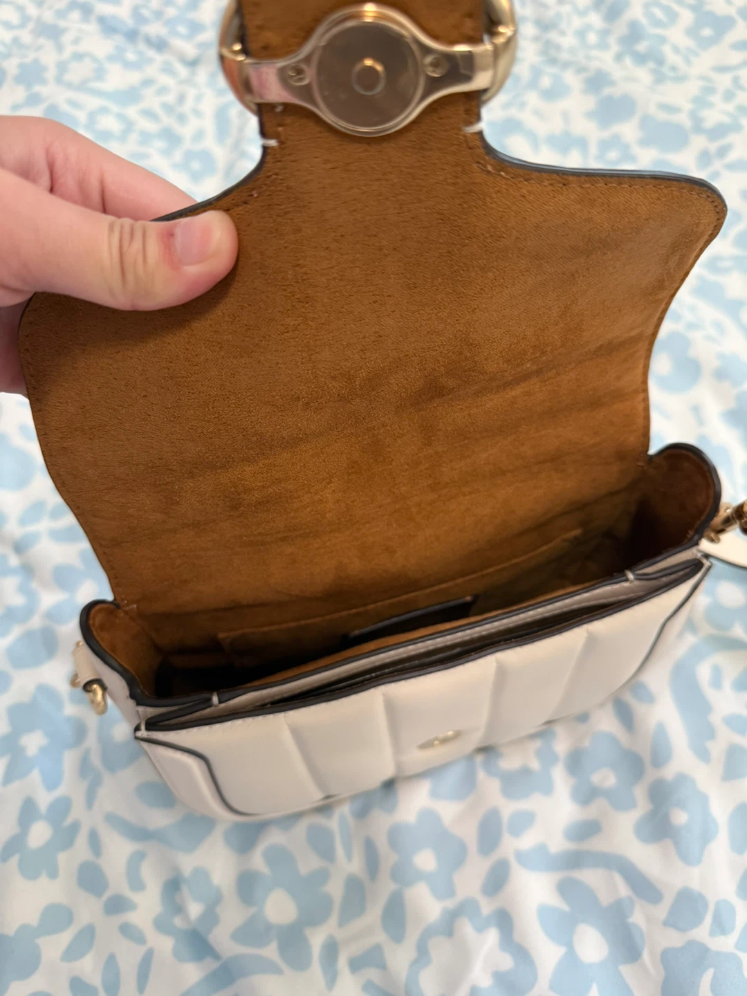 Coach Cream Leather Shoulder Bag - photo 5