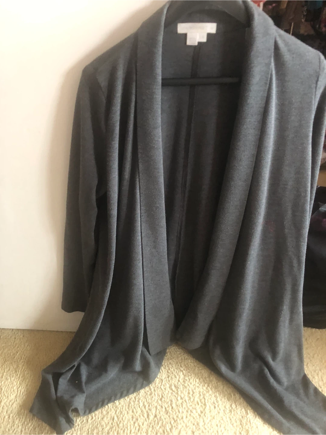 Margaret M Grey Cardigan - Size L/G - photo 2