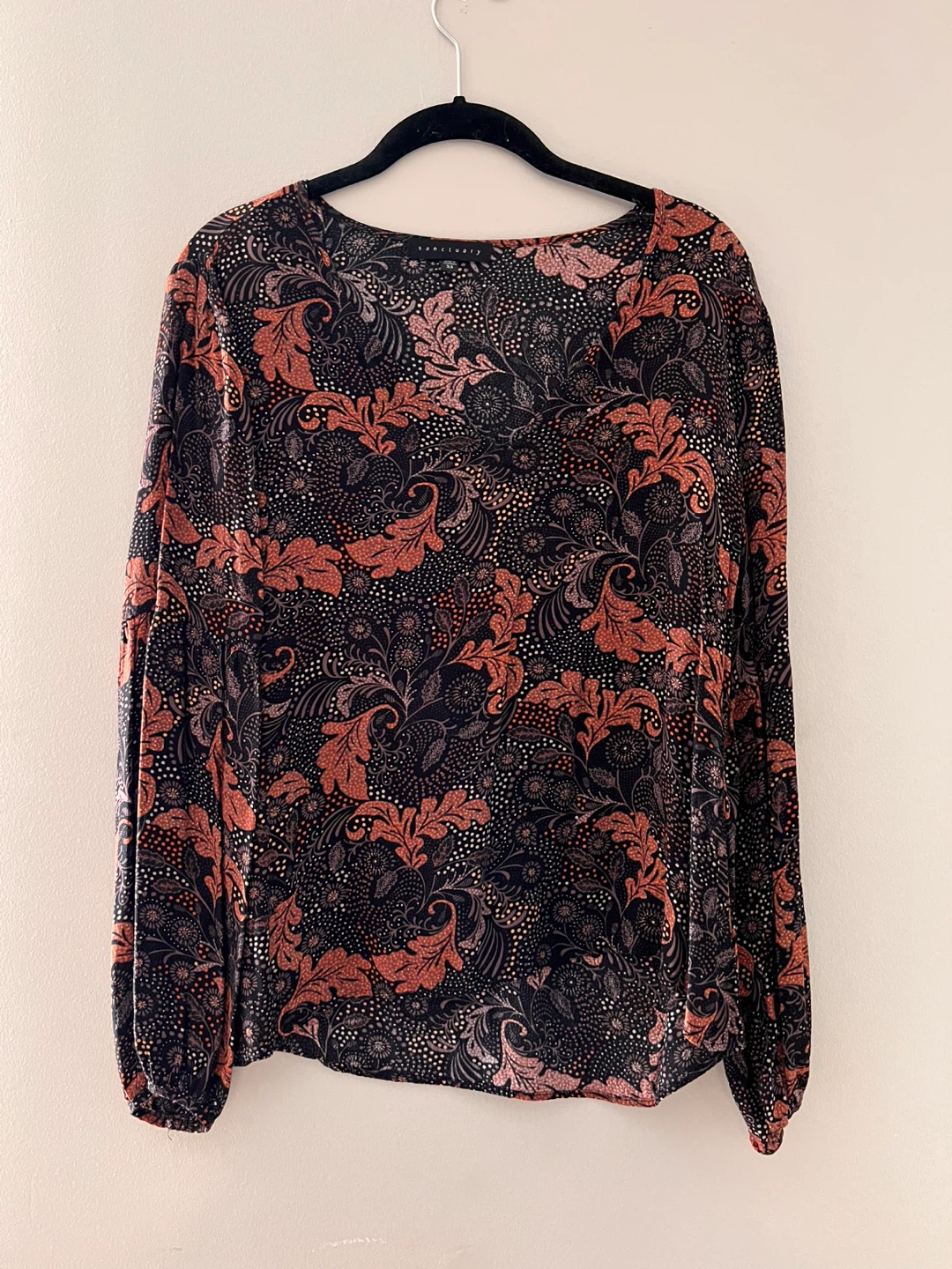 Sanctuary XS Floral Print Blouse