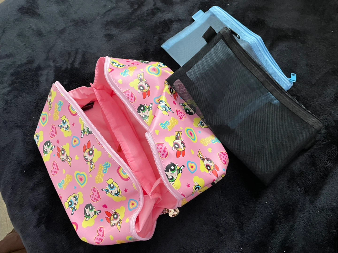 Powerpuff Girls Makup Bag w/ additional mesh pencil cases - photo 2