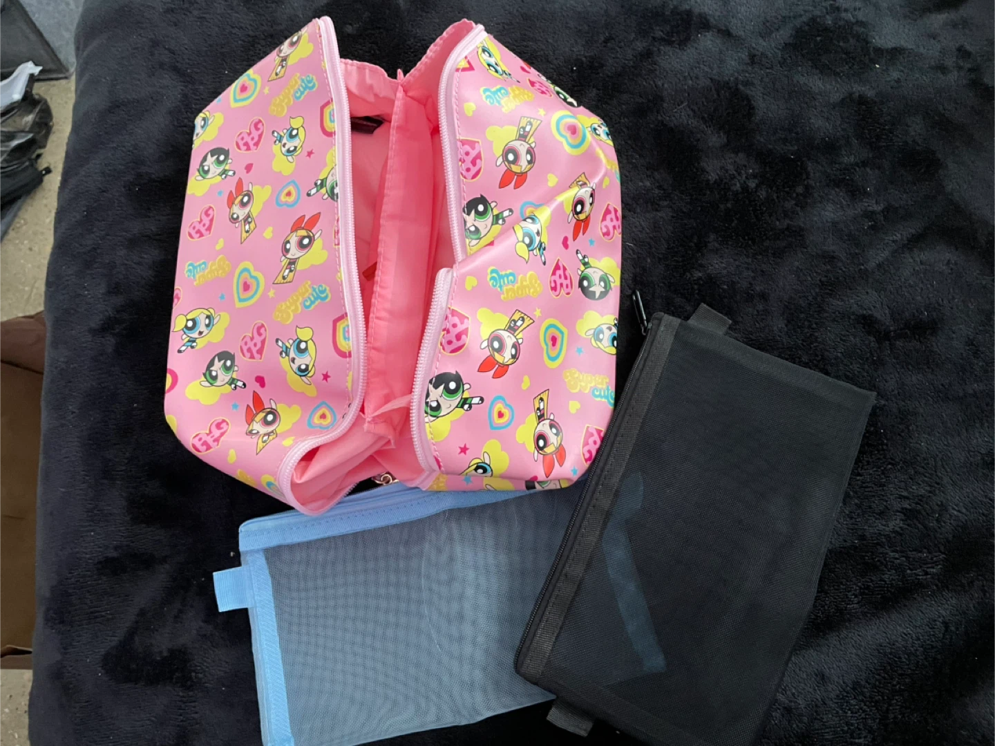 Powerpuff Girls Makup Bag w/ additional mesh pencil cases - photo 3