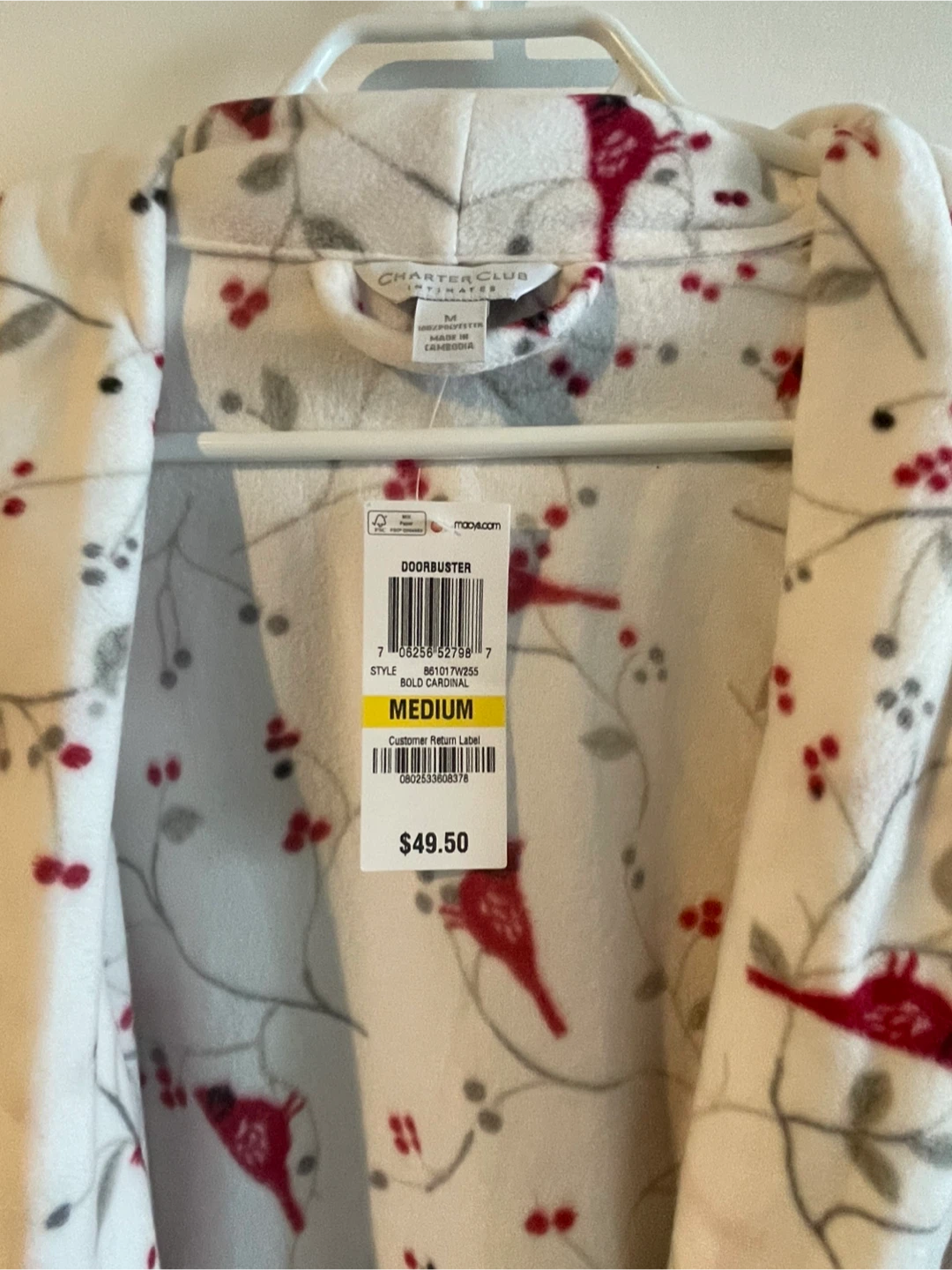 Charter Club Intimates Robe - Size Medium - photo 3