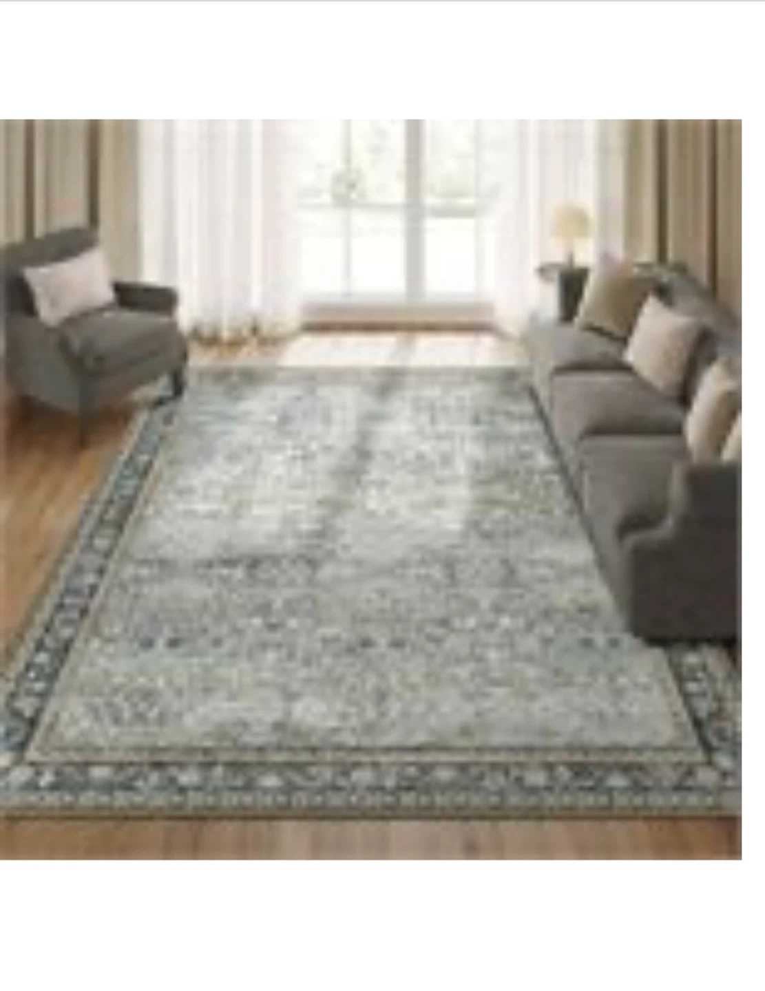 Area Rug 3x5 ftwalnet brown