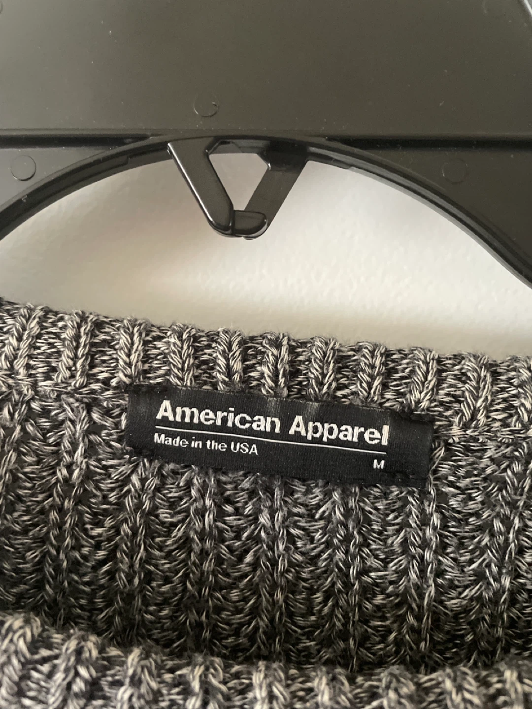 American Apparel Grey Knit Sweater - Size M - photo 2