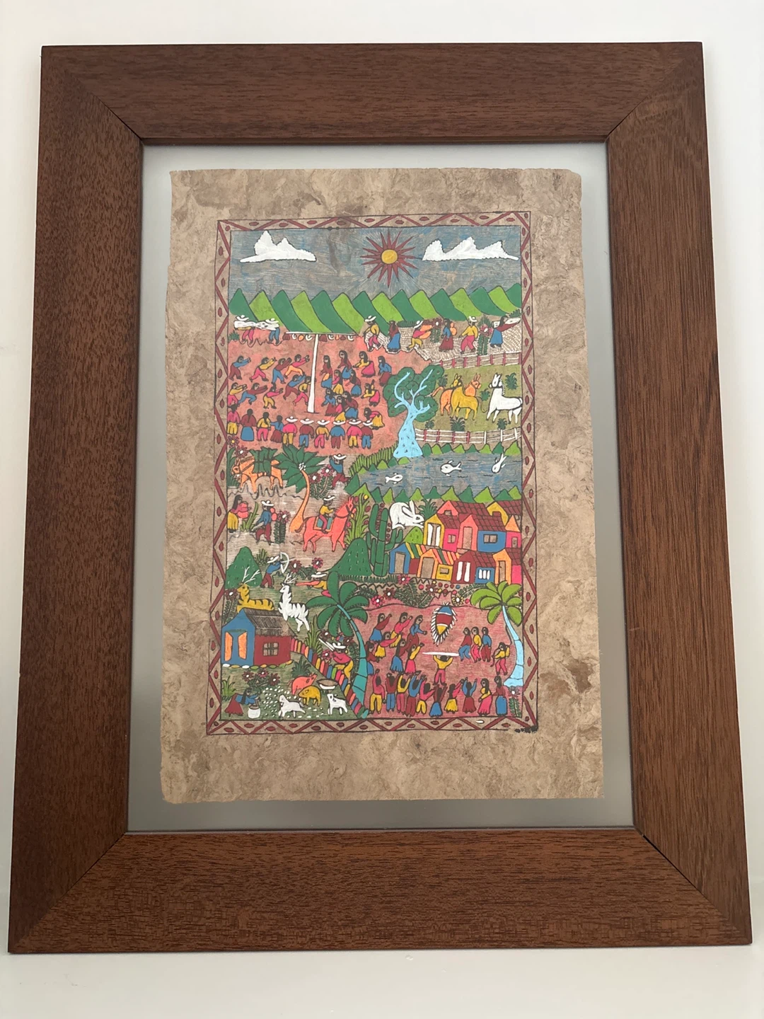 Original Latin American Folk Art – Framed - photo 2