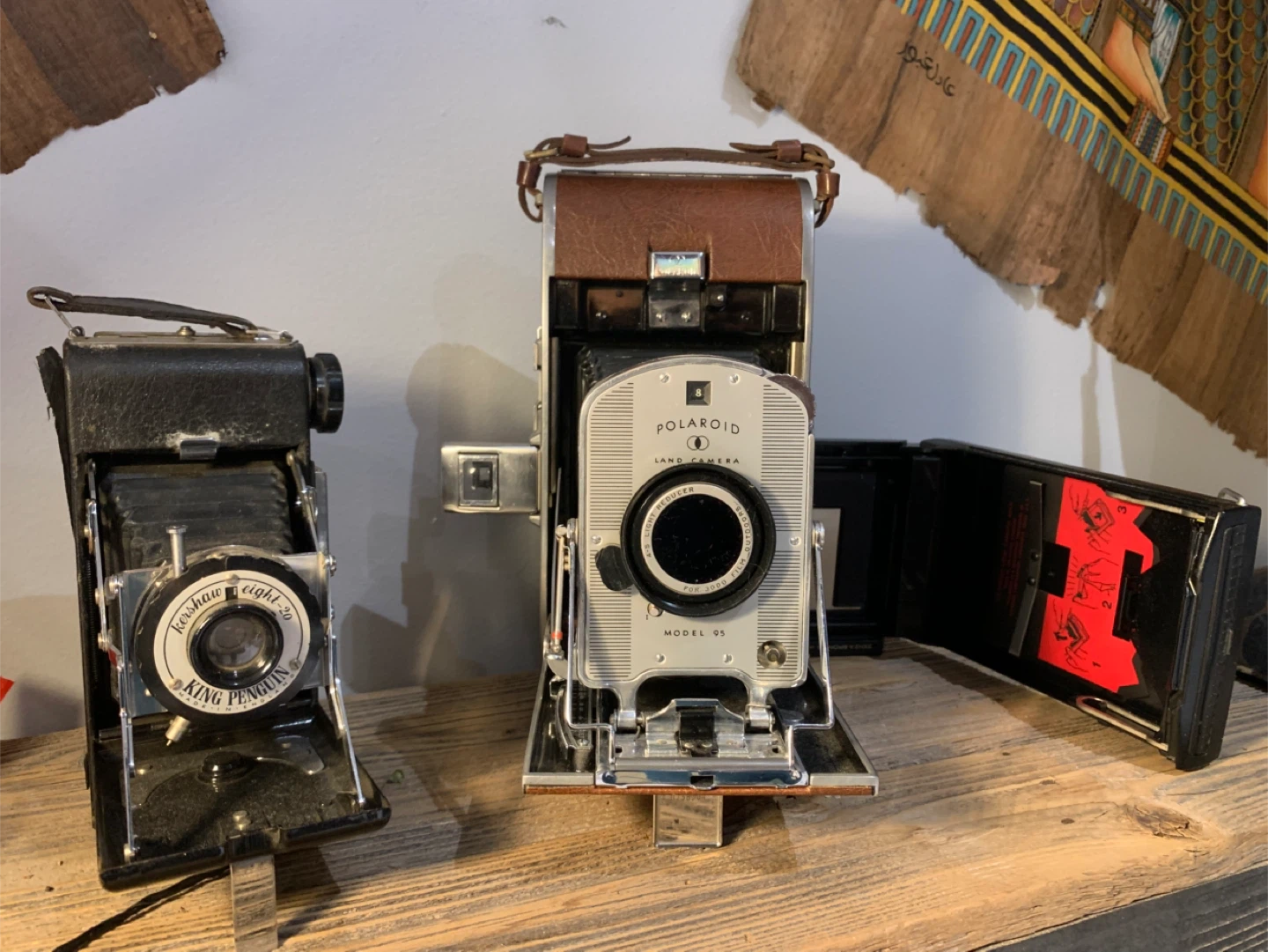 Polaroid Land Camera Model 95 w/ Case - photo 2