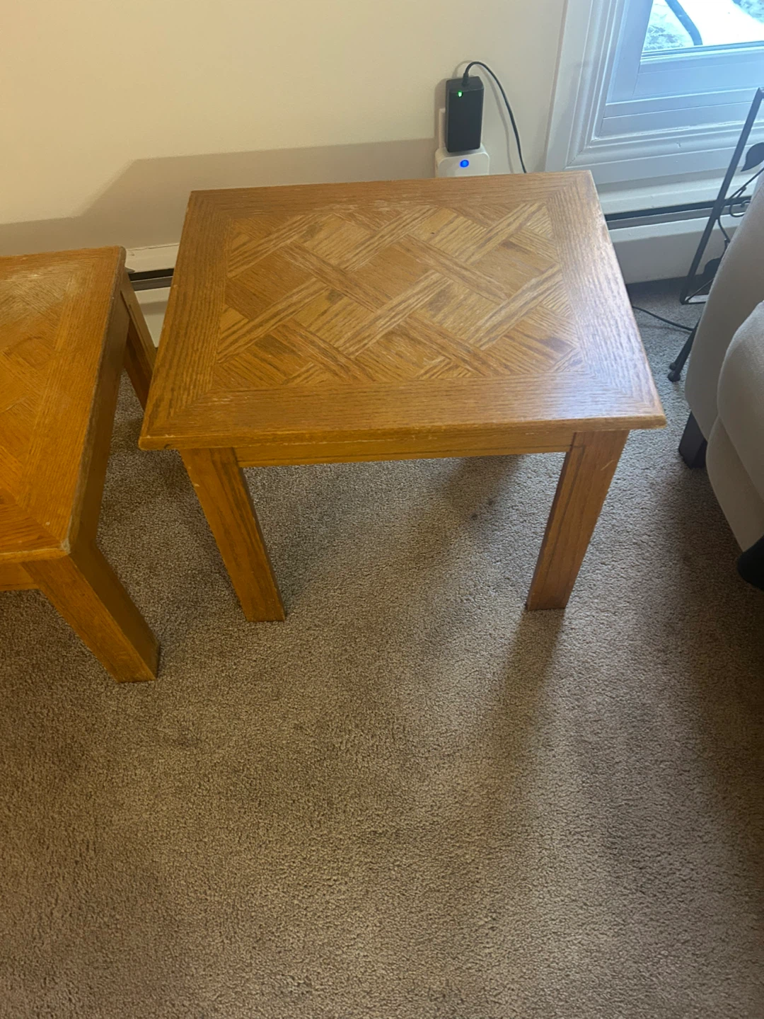 Wooden Coffee Table and End Tables - Set of 3 - photo 5