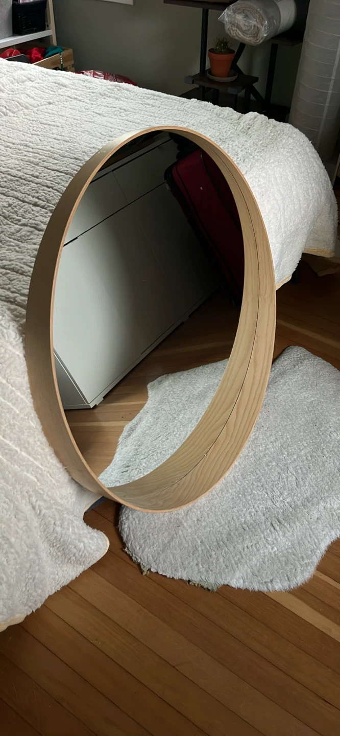 IKEA Stockholm Mirror - Walnut Veneer, 80 cm