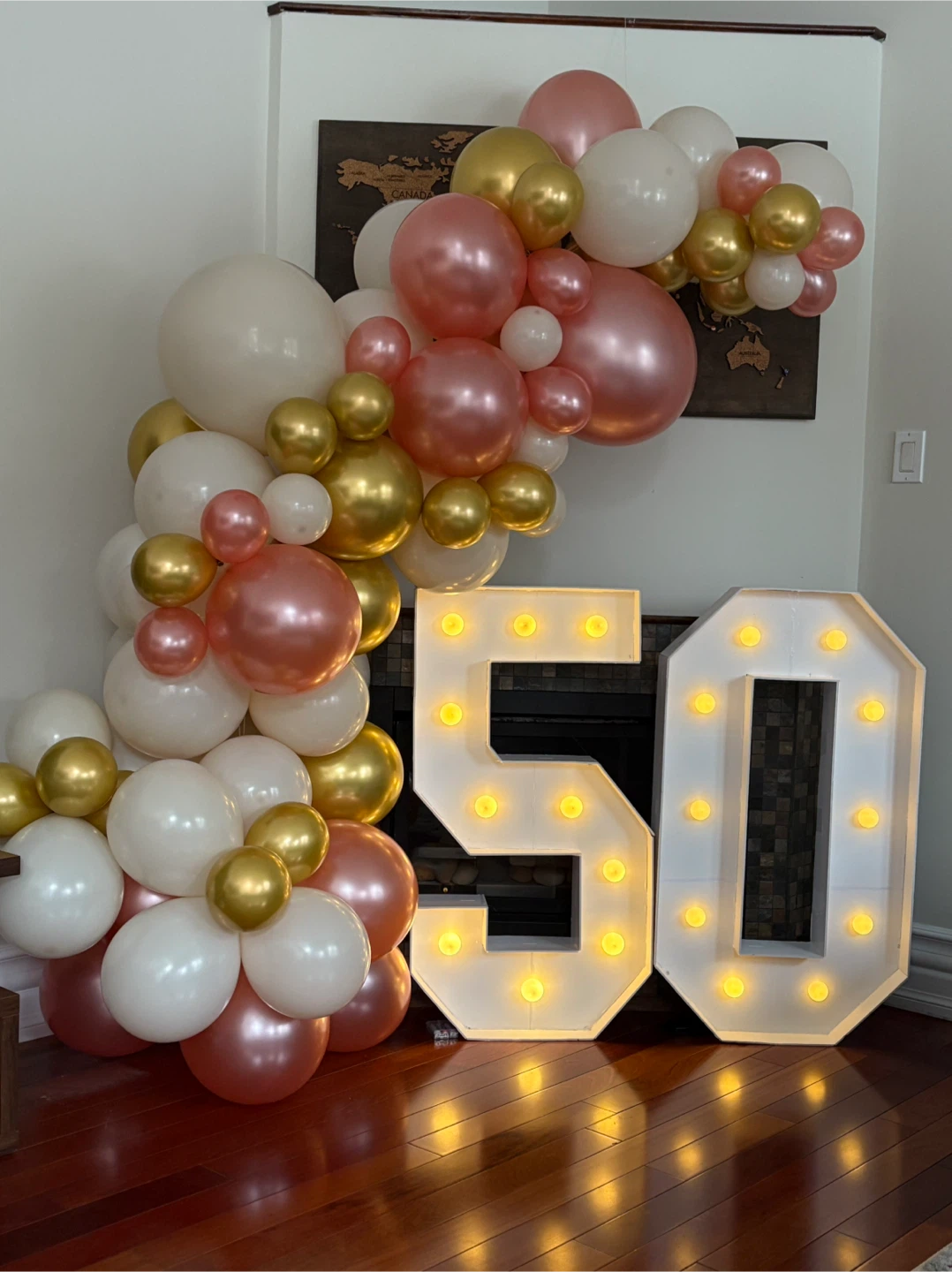 50 Marquee sign
