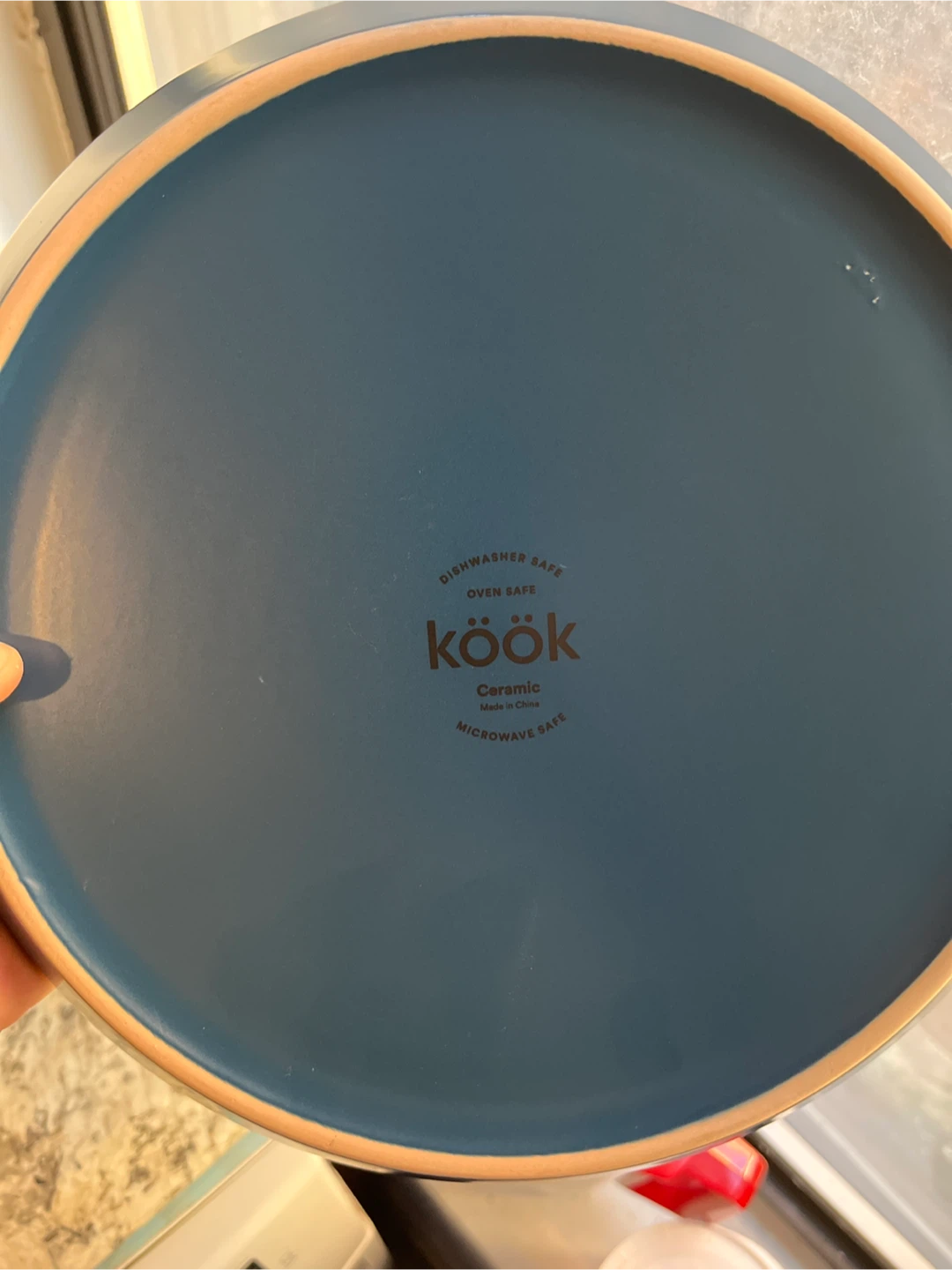 Kook Ceramic Blue Dinner Plates (Set of 5) - photo 2