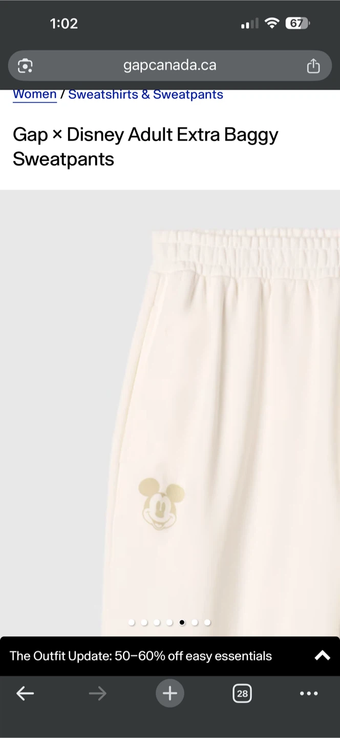 Gap x Disney Adult Extra Baggy Sweatpants - photo 2