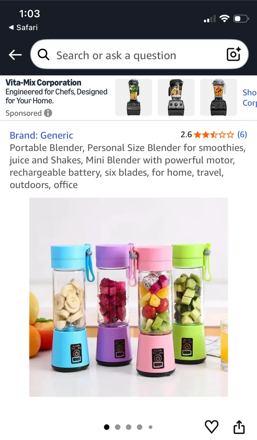 Joyoung Portable Blender - Brand  New! - photo 3