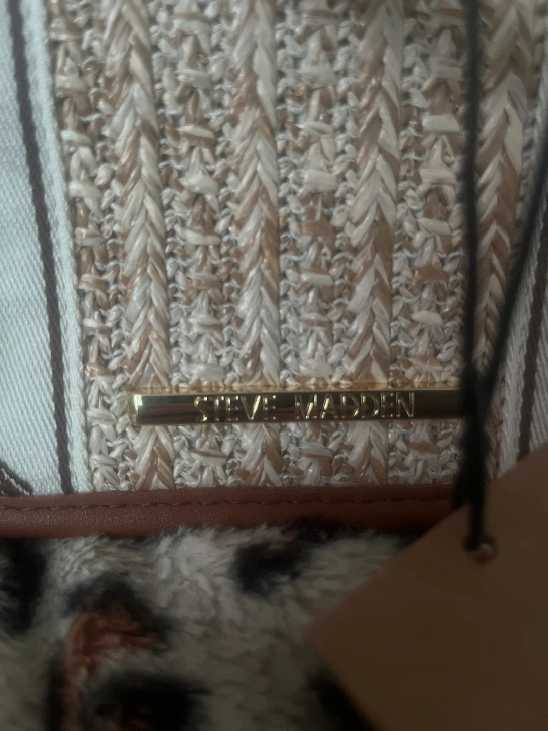 Steve Madden Brown & Beige Satchel Bag - photo 3
