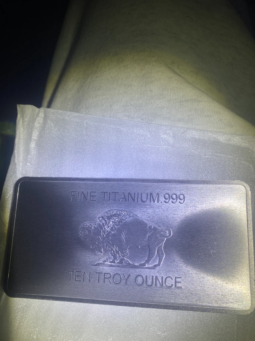 Fine Titanium .999 Ten Troy Ounce Bar - photo 3