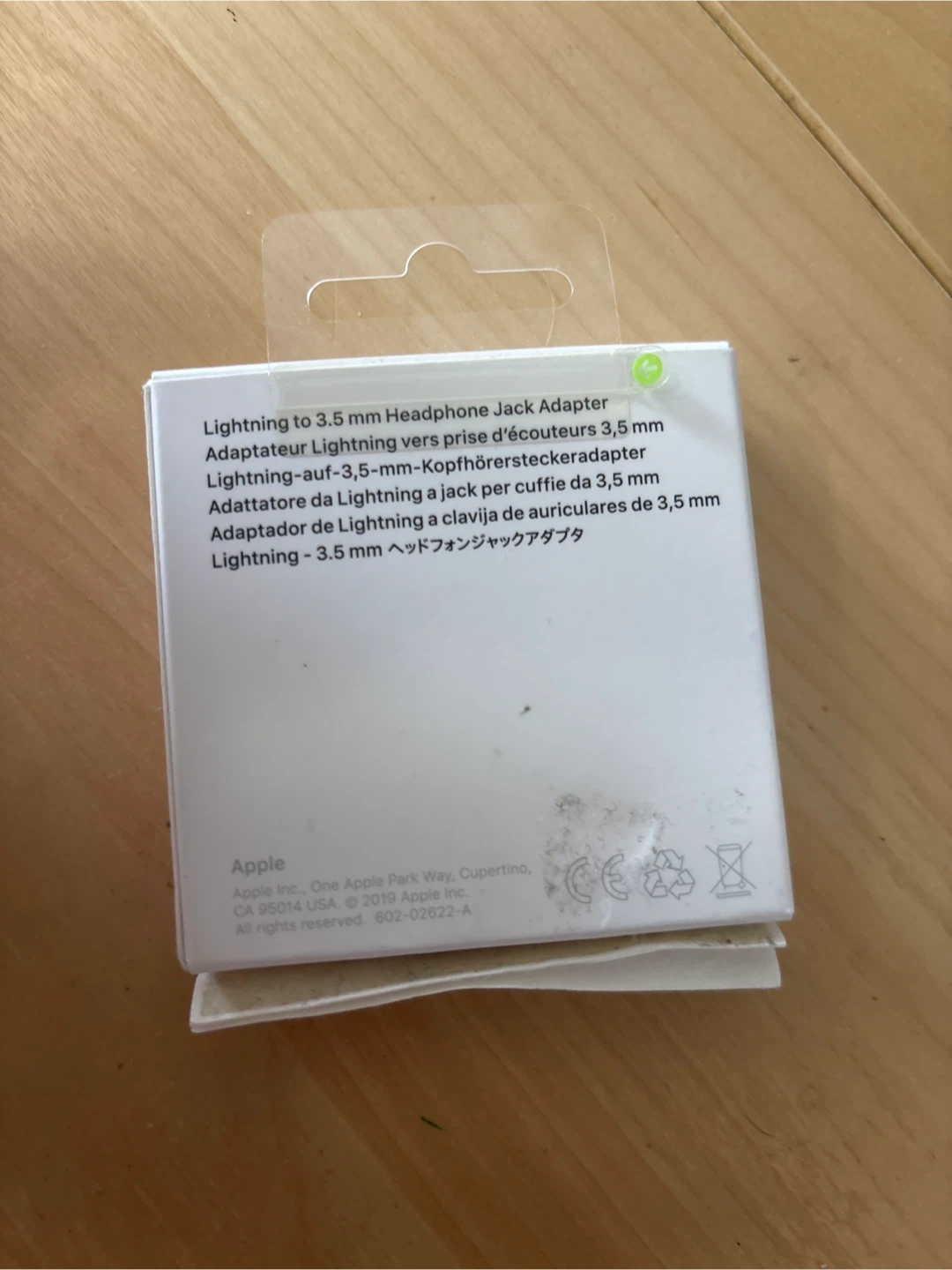 Apple Lightning to 3.5 mm Headphone Jack Adapter - New - photo 2