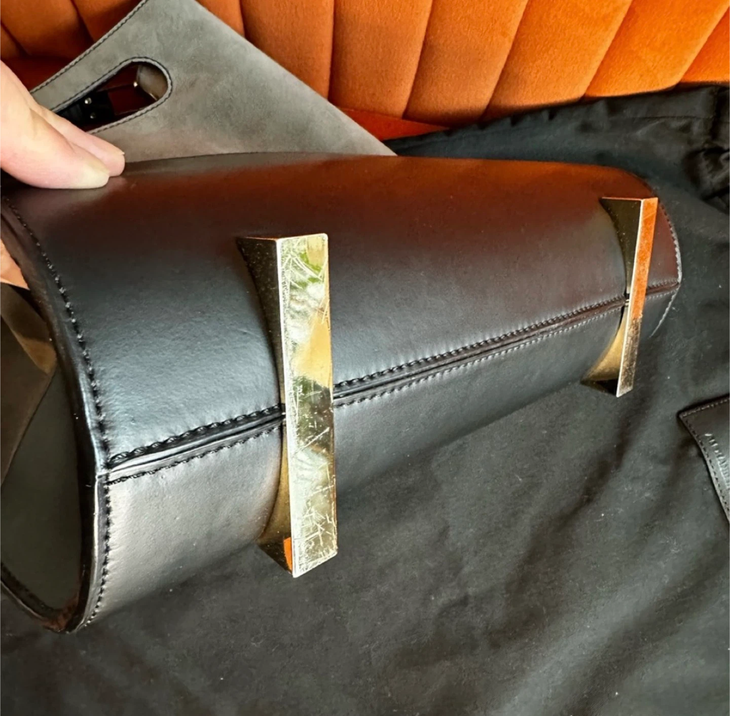 Grey Alexander Wang Suede Chastity tote - photo 4