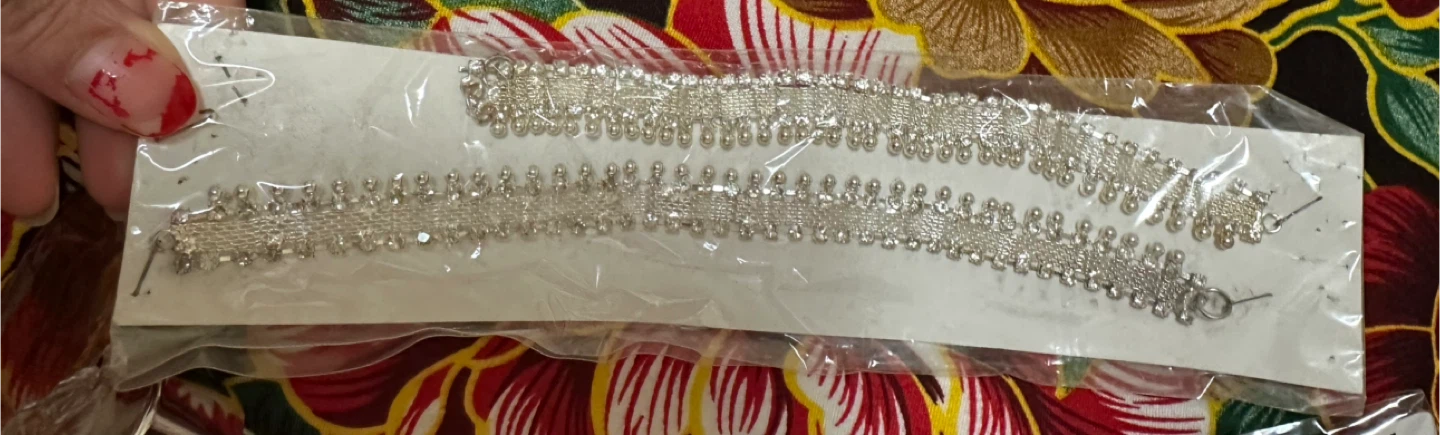 Silver Anklets - New in Package