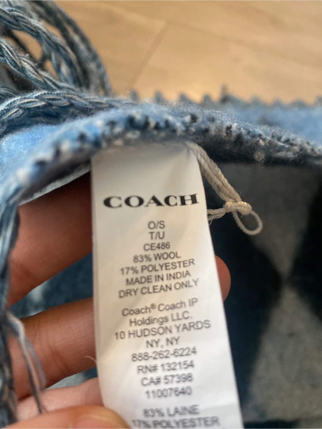 ON HOLD | Coach Argyle Scarf - Wool Blend - photo 4