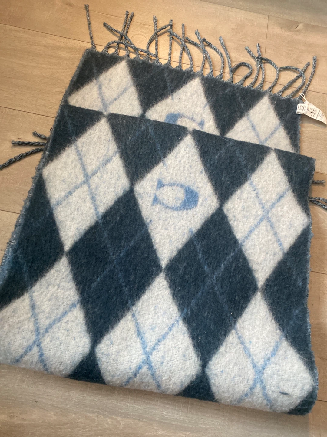 ON HOLD | Coach Argyle Scarf - Wool Blend