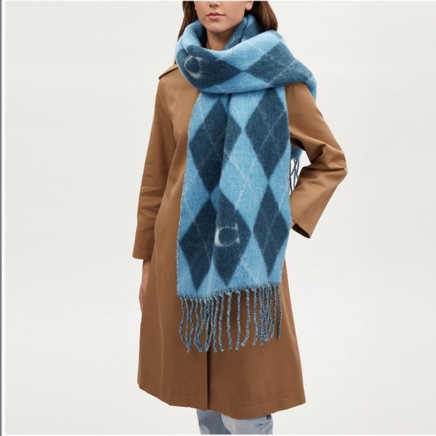 ON HOLD | Coach Argyle Scarf - Wool Blend - photo 5