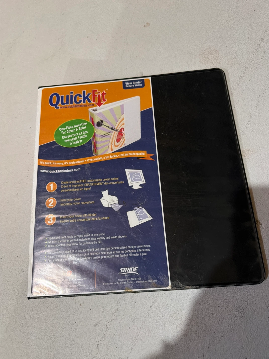 Quickfit View Binder - Black