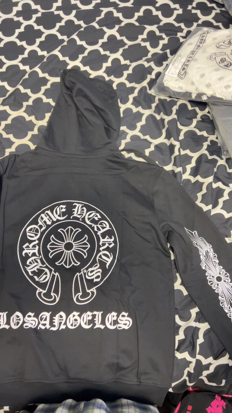 Chrome Hearts Black Hoodie - Size M - photo 2