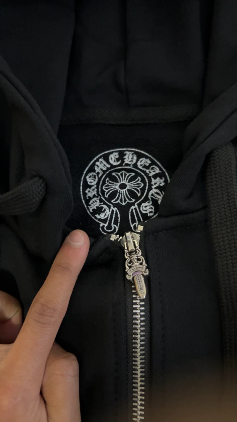 Chrome Hearts Black Hoodie - Size M - photo 3