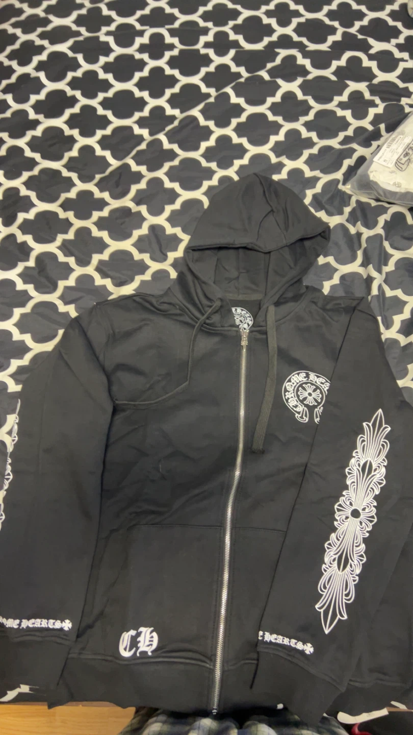 Chrome Hearts Black Hoodie - Size M